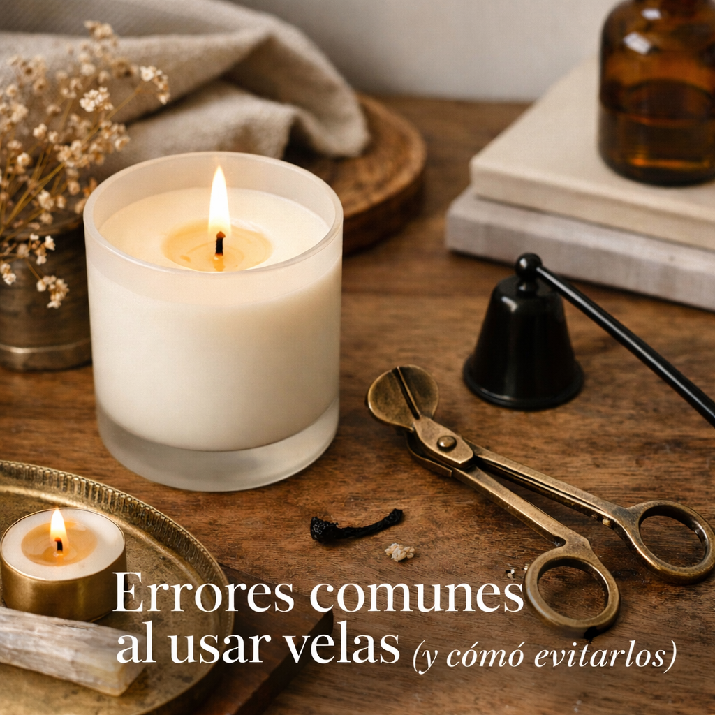 Errores comunes al usar velas (y cómo evitarlos)