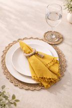 Individual de Yute a Crochet