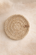 Posavaso de Yute tejido a crochet
