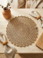 Individual de Yute a Crochet