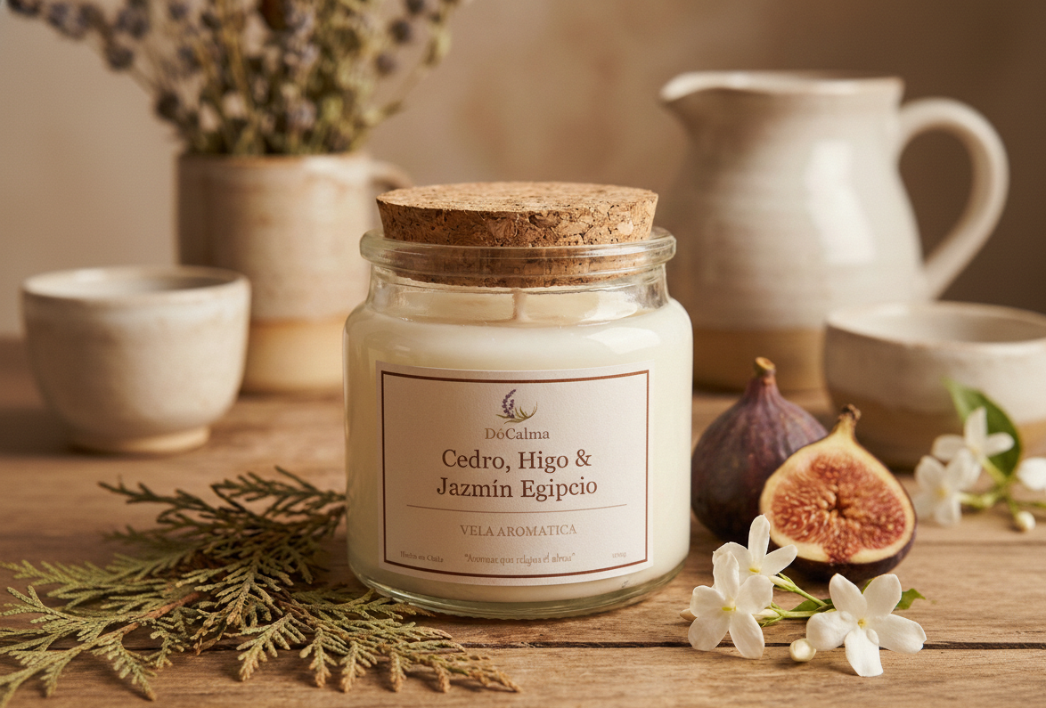 Vela Cedro, Higo & Jazmín Egipcio
