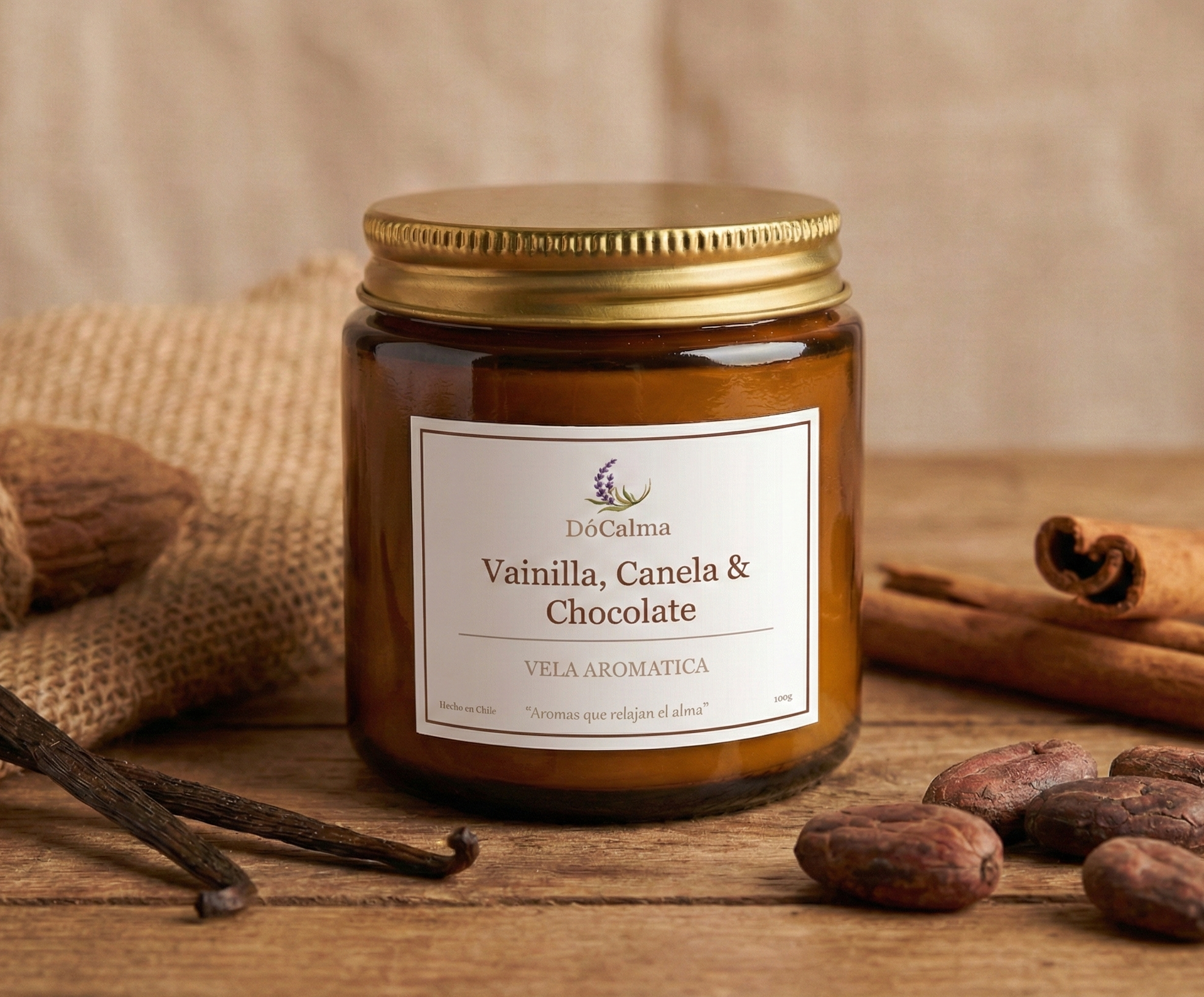 Vela Vainilla, Canela & Chocolate