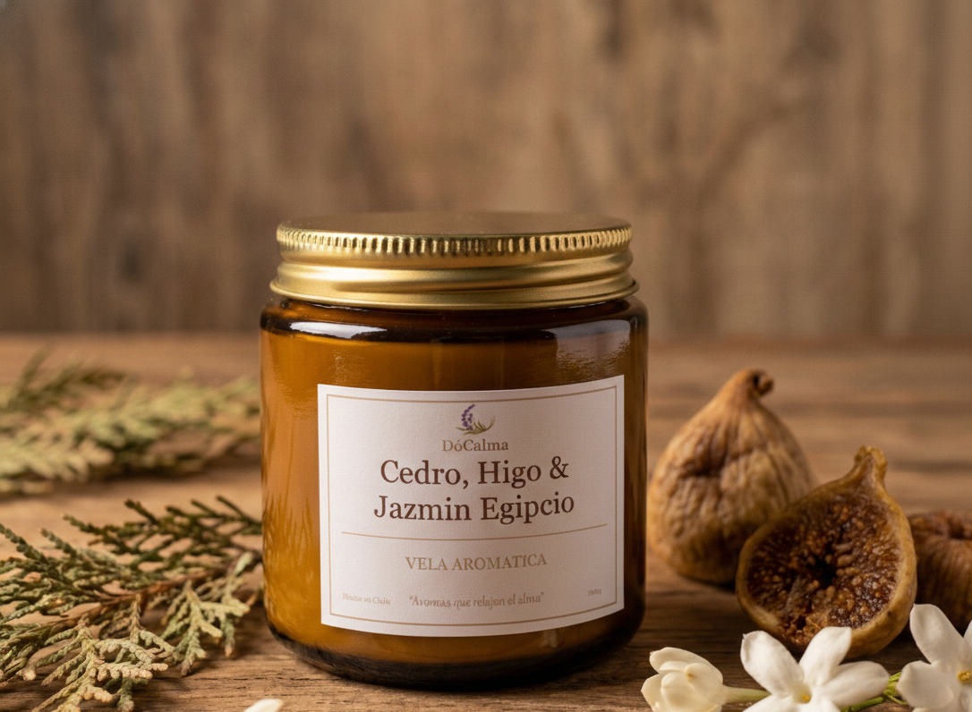 Vela Cedro, Higo & Jazmín Egipcio