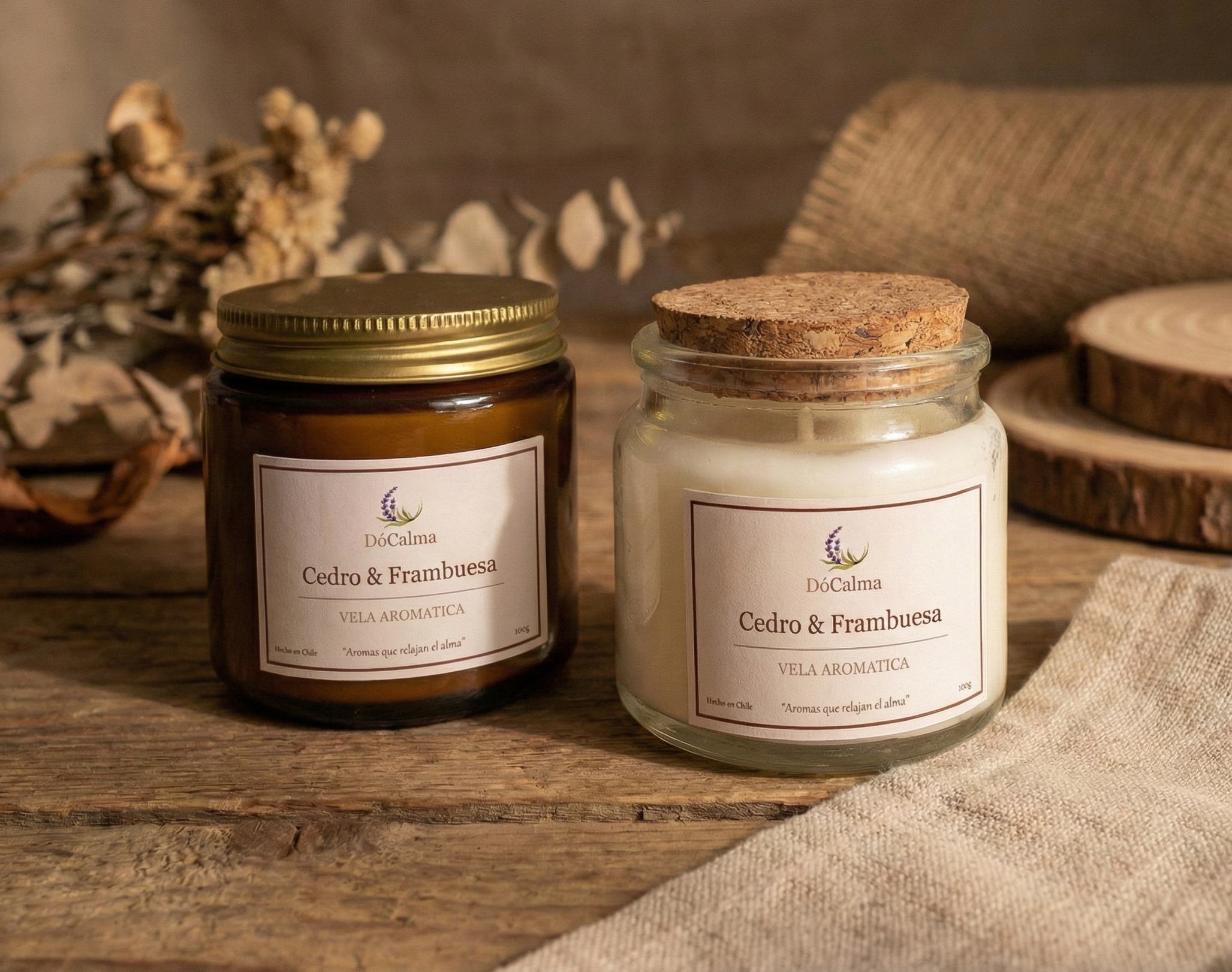 Vela Cedro & Frambuesa